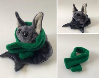 Made to Order Bean the Bat | Scarf included!