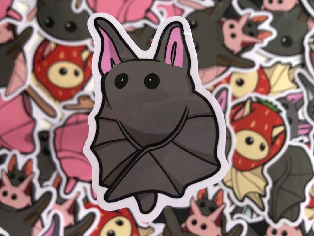 Glossy Bean Bat Vinyl Stickers | Five Different Designs to Choose From ...