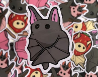 Glossy Bean Bat vinyl stickers | Five different designs to choose from!