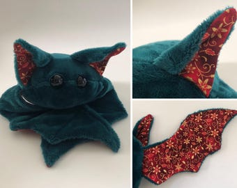 Made to Order Christmas Holly Bean Bat | Not Microwaveable