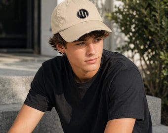 Viltrumite Embroidered Distressed Cotton Baseball Cap, Minimalist Logo Hat