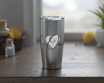 I'm Obsessed 20oz Tumbler, Travel Mug, Tiktok Slogan, Stainless Steel Mug, Drink cup, popular saying