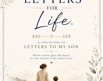 Letters To My Son Printable Bundle | 11 Milestone Letters From Mum | Birthday, Wedding & Life Advice Keepsake | Instant Download