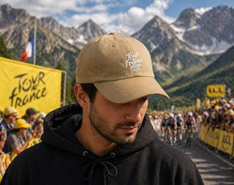 Tour de France 2026 Cap, Vintage Cycling Dad Hat, Retro Sports Cycling Fan Gear