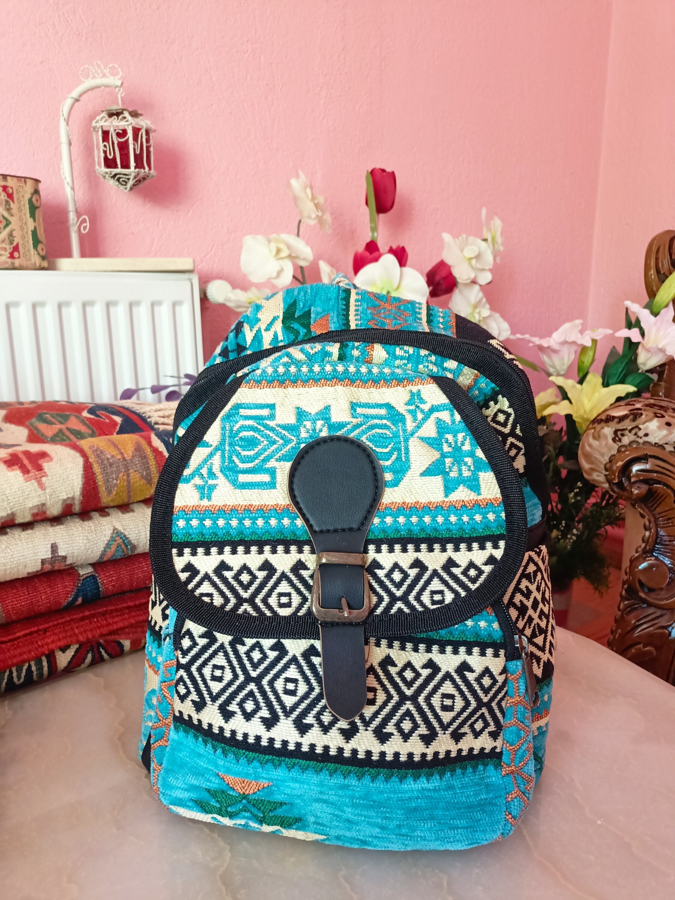 Carpet backpack hotsell