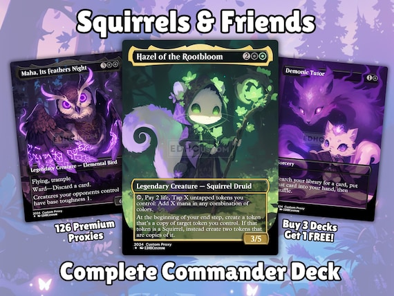 mtg hazel commander deck Cards & Collectibles |  Light restock at Hazel  Modern Horizons 3 Decks  Eldrazi Incursion  3800.-  Creative Energy  2200.-  Tricky Terrain  instead create two tokens that are copies of it. Hazel of the Rootbloom (Commander)