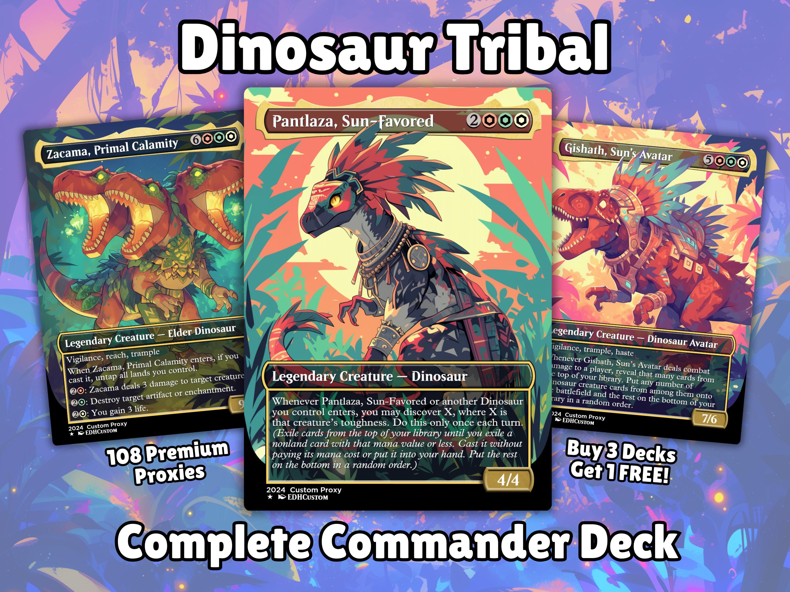 Mtg Dinosaur Deck Box - Etsy