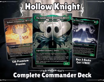 Hollow Knight Proxy Deck 100 Cards + Tokens | Full Commander Deck EDH