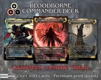 Bloodbundene Kommandanten Deck Kundenkarten Premium Proxy Karten Komplettes EDH Deck