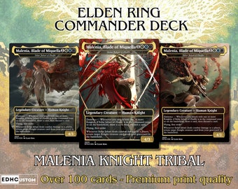 Elden Ring Commander Deck MTG Anglais Magic the Gathering Proxy personnalisé de haute qualité