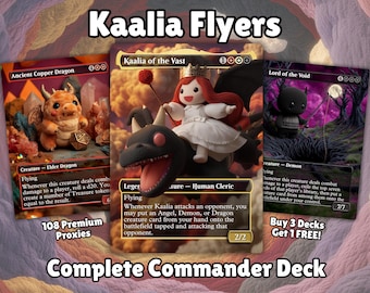 カーリア代理デッキ 100枚＋トークン | 天使・悪魔・ドラゴン | フル統率者EDHデッキ