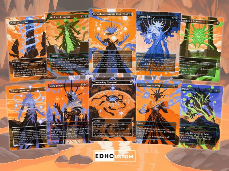 Sliver Tribal Proxy Deck 100 Cards + Tokens | Full Commander Deck EDH ...