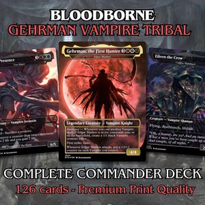 bloodborne mtg cards Mtg Commander Deck Bloodborne