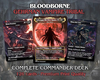 Bloodborne Proxy Deck 100 Cards + Tokens | Full Commander Deck EDH