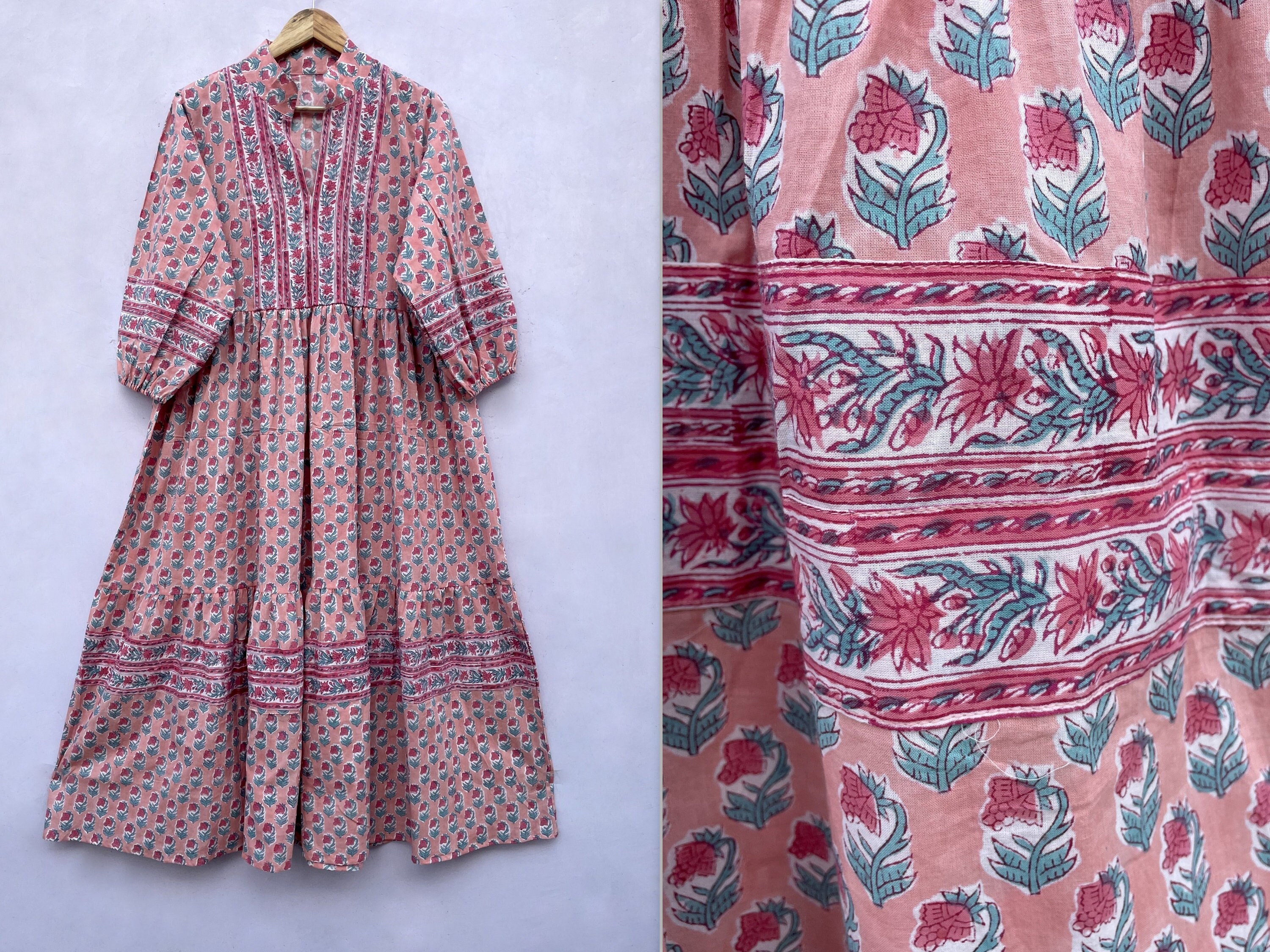 花柄 Vネック マキシドレス 81lYxAXAS4L._AC_UY1000_.jpg