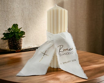 Personalised christening/ baptism candle