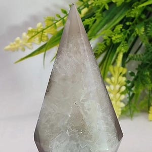 Polished Agate Druzy Diamond - Unique Gift, Natural Crystal Display From Brazil