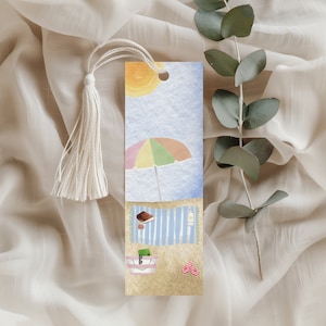 Beach Bookmark || Fun Bookmark || Gift For Readers