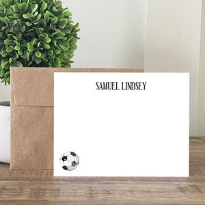 Personalized Stationery || Soccer Ball|| Football || Personalized Gift || Stationary