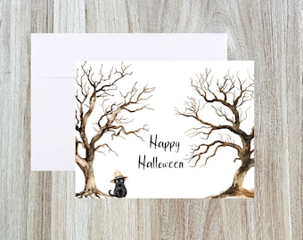 Halloween Card || Happy Halloween || Fun Halloween Card || Stationery || Card