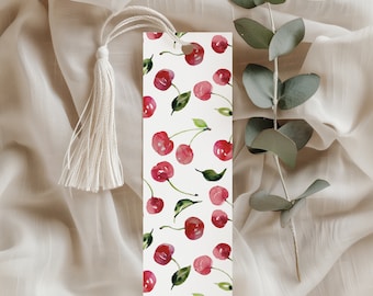 Cherry Bookmark  || Fun Bookmark || Gift For Reader