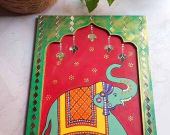 Jharokha Indian Art Wall Hanging