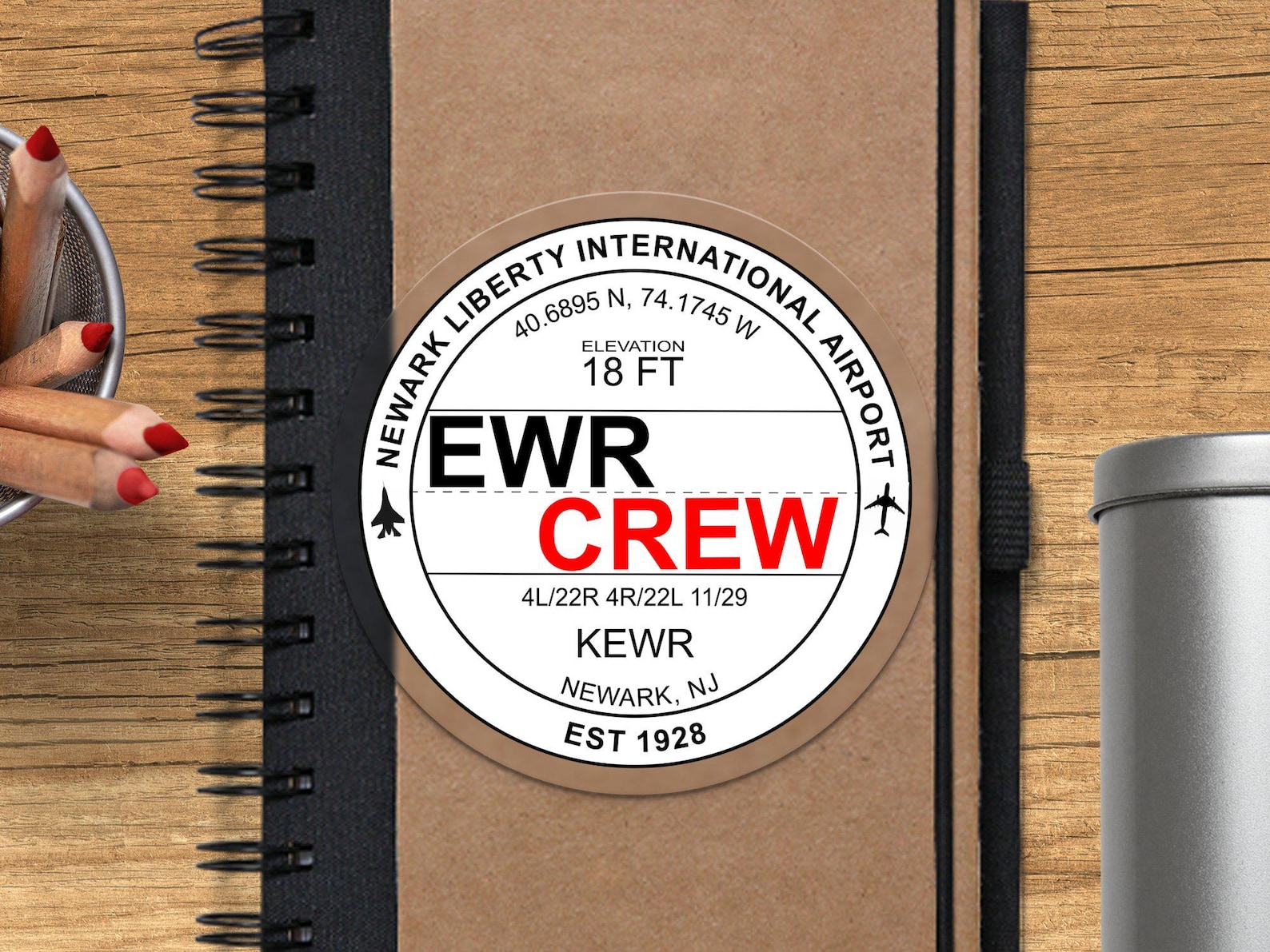 US Airport Airline Flight CREW Edition Vinyl Indoor Outdoor Stickers ...