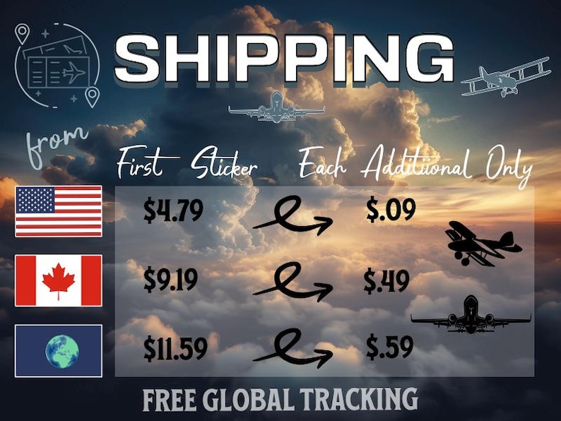 US Airport Vinyl Indoor Outdoor Stickers United States Airport Souvenir Travel Gift image 2