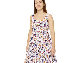 Vestido patinador para mujer DCL (AOP)
