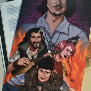 1 For All DnD | Digital print, fan art poster