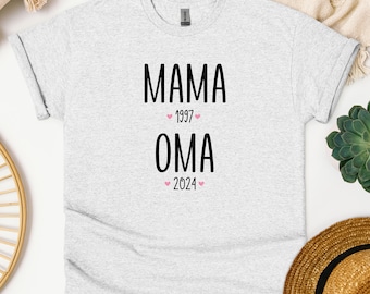 Cadeau personnalisable pour futures mamies, chemise mamie 2024, tu vas être mamie, tu vas être grand-parent, annonce grossesse, fête des mères