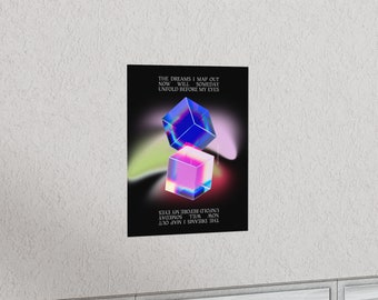 Los sueños algún día se desarrollarán mate Póster