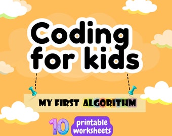 Coding for Kids My First Algorithm Code Activity Code Worksheets Logic ...
