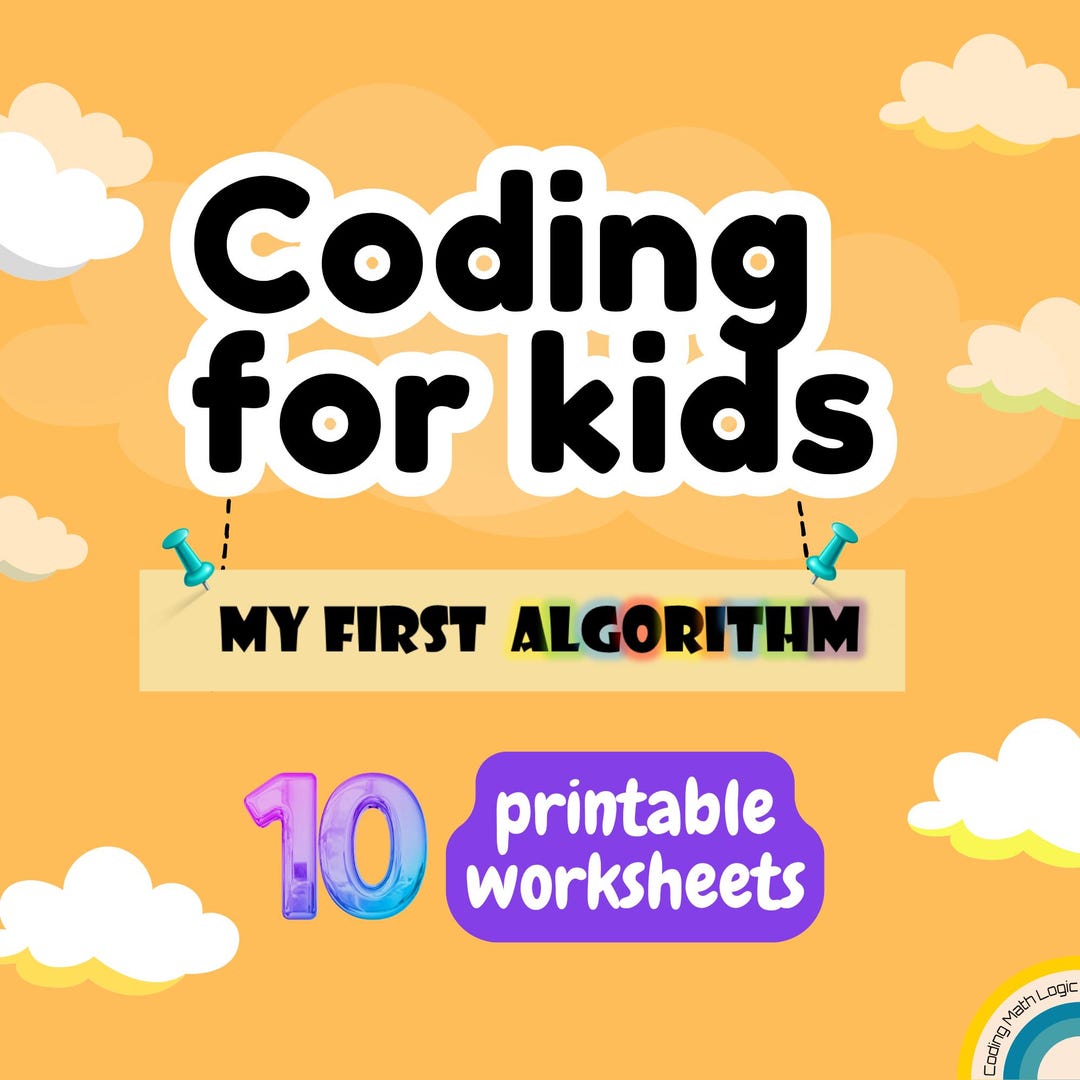 Coding for Kids Coding Worksheets My First Algorithm Preschool ...