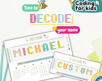 Arbeitsblatt zur Kodierung von Kindernamen (Digitaler Download)