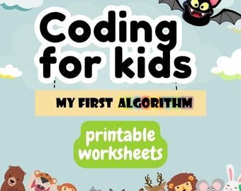 Coding for Kids: Mein Erstes Algorithmus-logisches Spiel Arbeitsblätter zum Ausdrucken