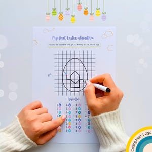 Easter Coding Activity: Spring Logic Games for Kids (digital Download ...