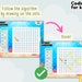 Coding for Kids My First Algorithm Graphic Dictation Coding Worksheets ...