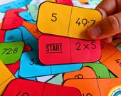 Multiplication & Division Dominoes: Printable Math Game (PDF Download A4/US Letter)