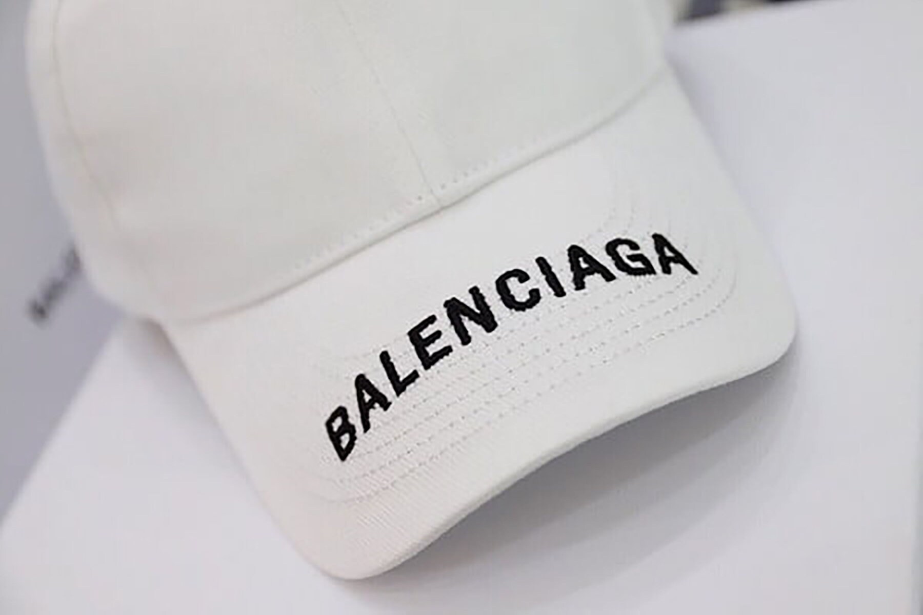 Balenciaga Logo Baseball Cap  FUTURO