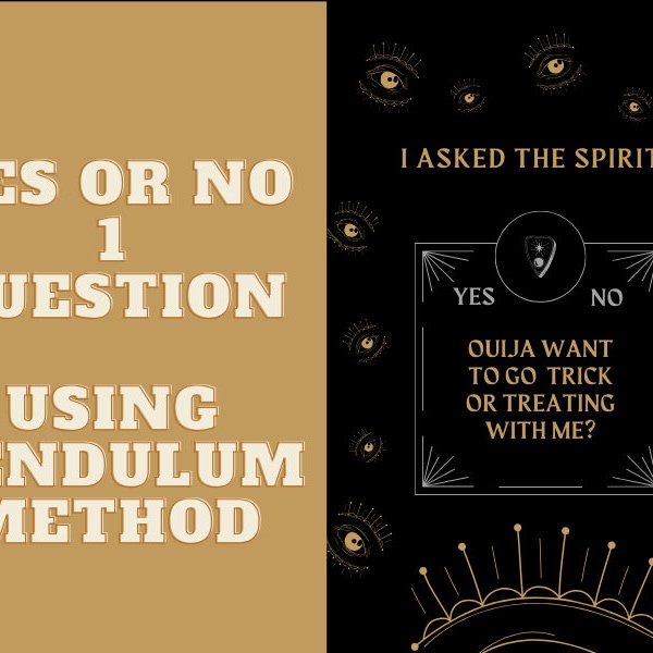 Yes/No Pendulum Reading - 1 QUESTION - Same Day