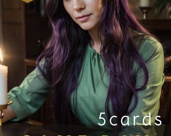 SAME DAY Tarot Legung | Fünf Fragen Legung - Leben - Karriere - Allgemein 1 Stunde Tarot-Kartenlegung |  Genaue Ehrlich