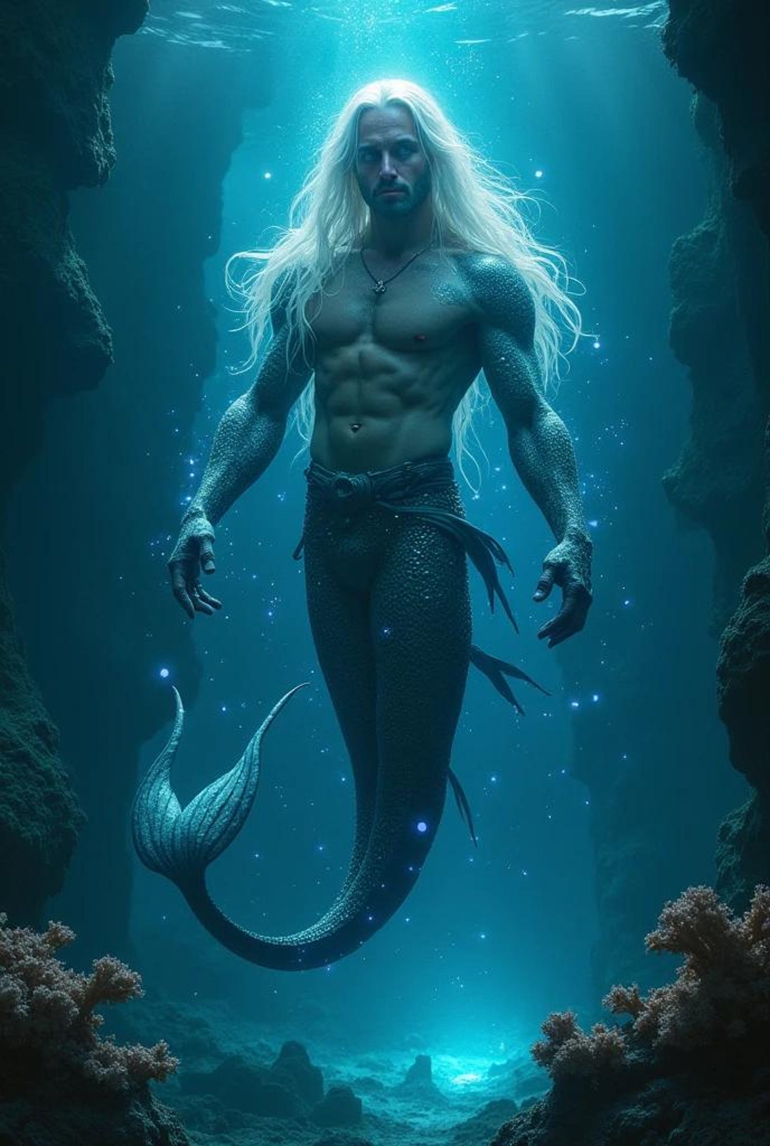 Ocean Merman Merman Spirit Companion – Ocean Guardian, Emotional Healing & Intuitive ...