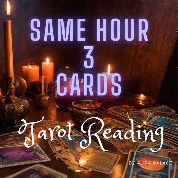 GLEICHE STUNDE Tarot-Lesen | 3 Fragen lesen - Leben - Karriere - Allgemeines 1 Stunde Tarotkartenlesen | Genau Ehrlich