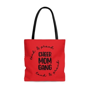 Cheer Mom Gang; Tote Bag