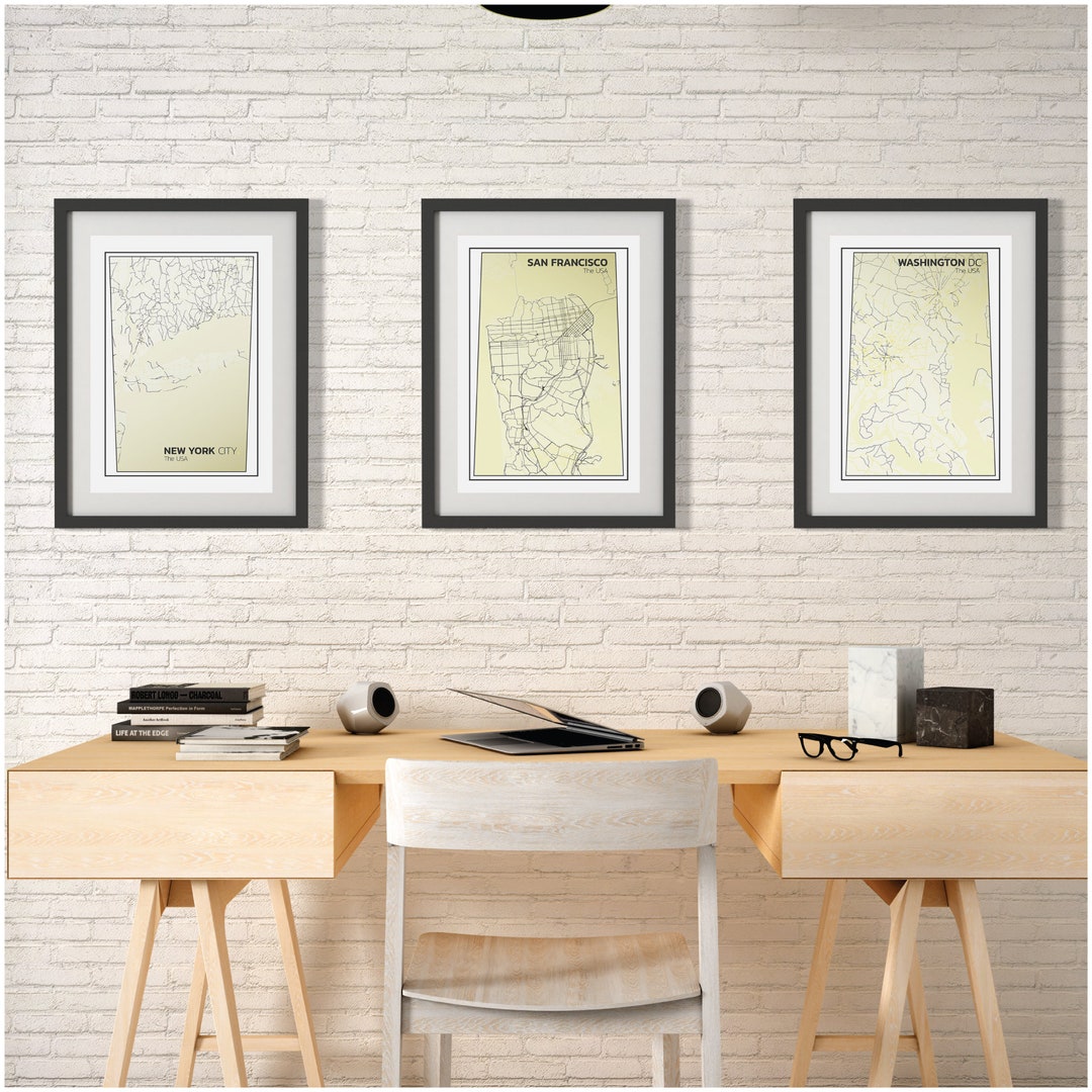 Custom 3 Piece City Map Artwork - Il 1080xN.5938529659 Rpth 