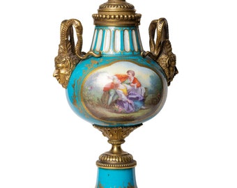 Ormolu Sèvres Porcelain Bronze Candelabra François Boucher, 18th Century