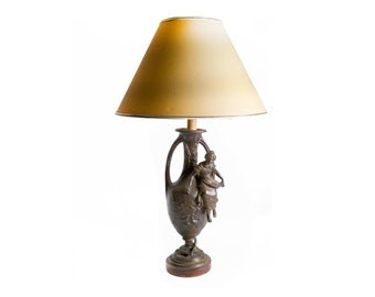 François Moreau Amphora Lamp, 19th Century