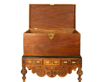 19th Century Dutch Satinwood Chest, 19th Century