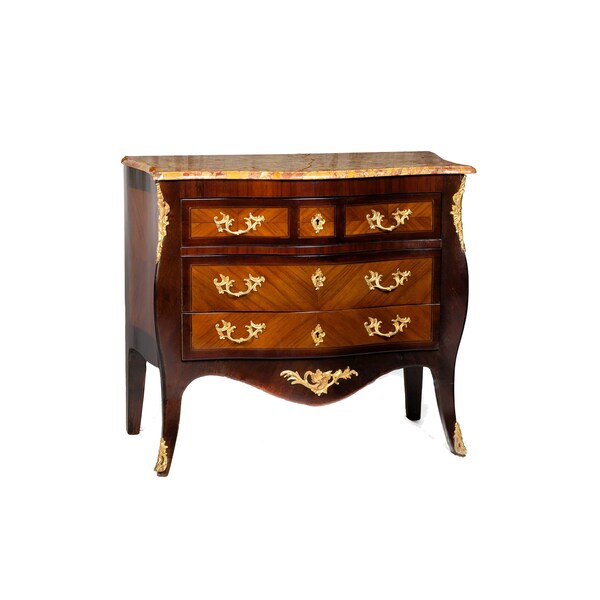 Louis XV Style French Chest of Drawers, 20th Century